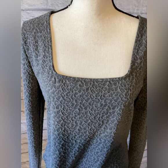 A New Day - Women’s Black & Gray Animal print Bodysuit - XXL - Picture 2 of 5